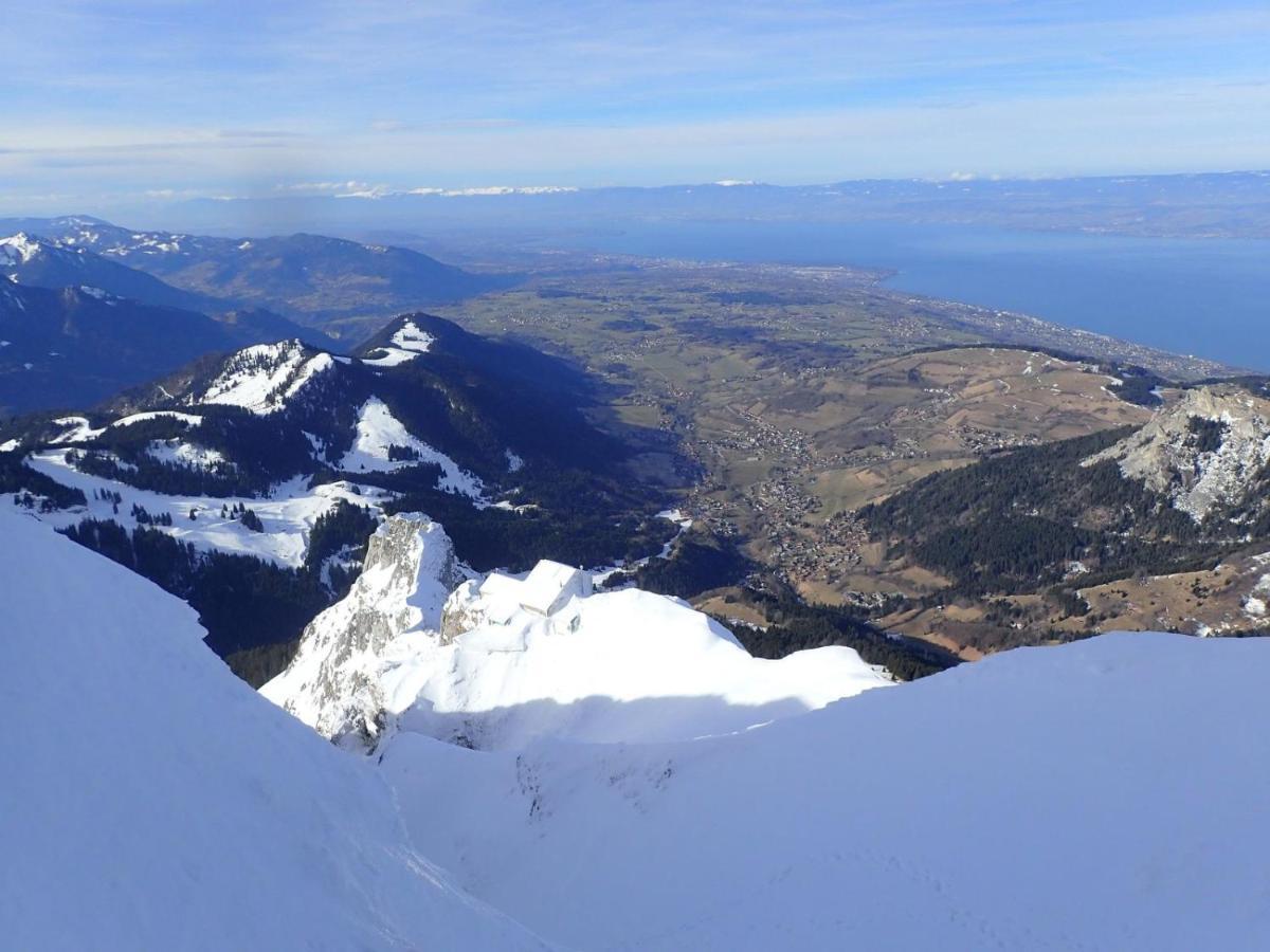 Le 211,Ski Et Randonnee, Lave Linge ,Parking Bernex Kültér fotó